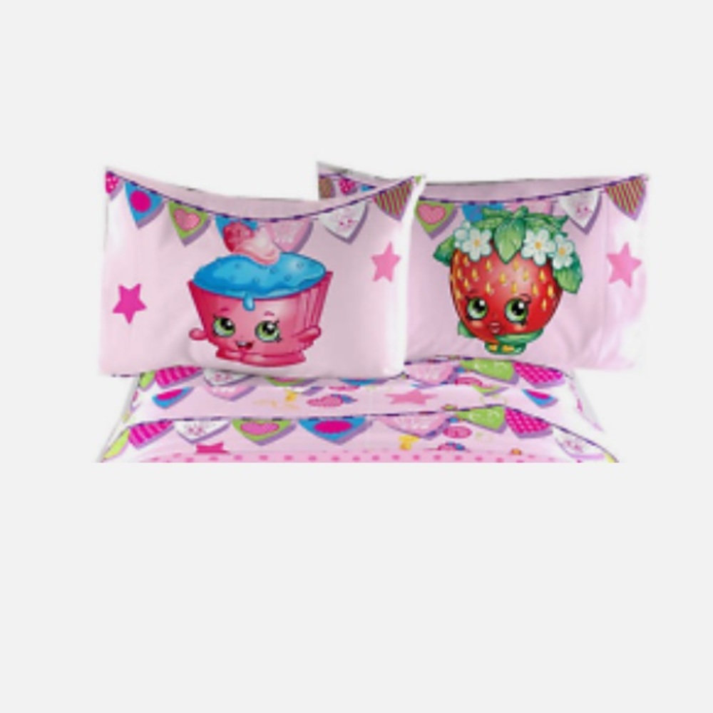 Shopkins 4-pc Full size sheet set ONLY